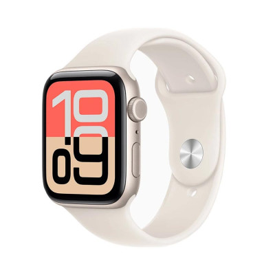 Đồng Hồ Apple Watch SE 3 GPS 40mm Viền Nhôm Dây Cao Su M/L Starlight