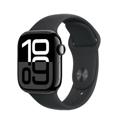 Đồng hồ Apple Watch Series 10 GPS 42mm Viền Nhôm Dây Cao Su S/M Black