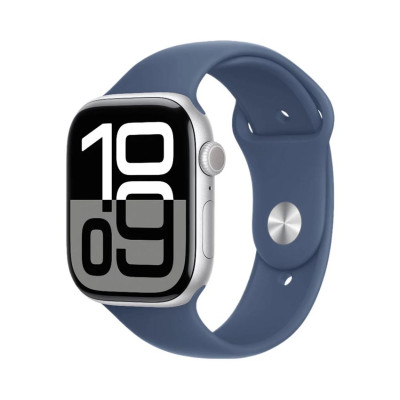 Đồng hồ Apple Watch Series 10 GPS 46mm Viền Nhôm Dây Cao Su S/M Silver