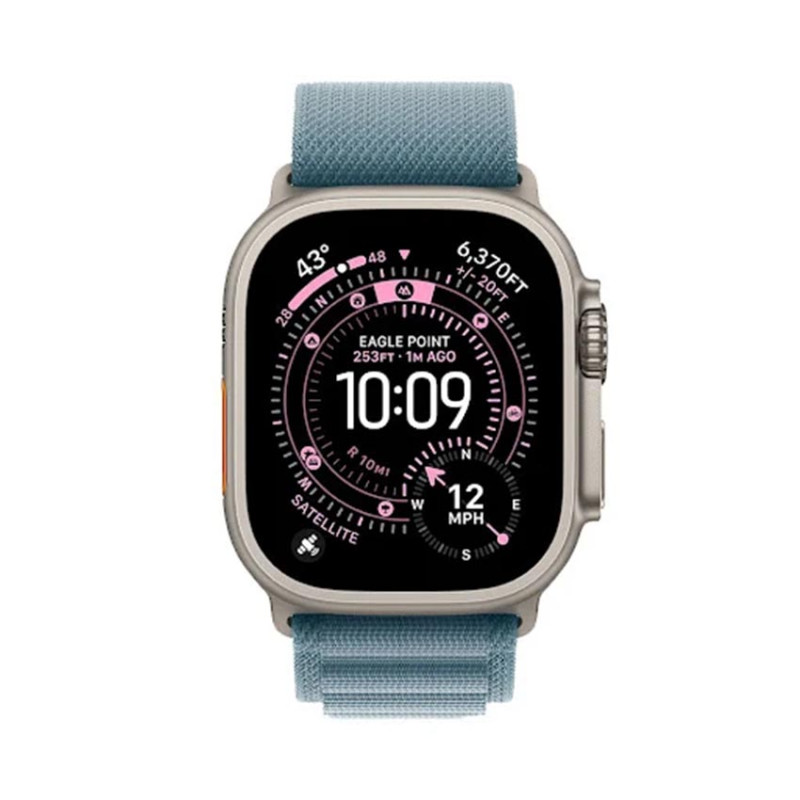 Đồng Hồ Apple Watch Ultra 3 GPS + Cellular 49mm Viền Natural Titanium Dây Alpine Size M