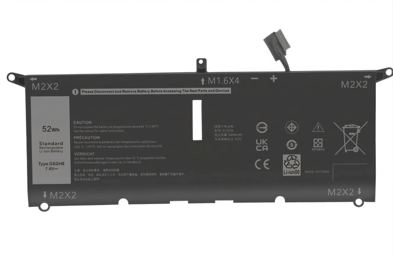 Pin dell XPS 9370/9380/DXGH8 =52wh