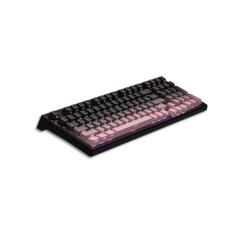 Bàn phím cơ Tri-Mode Mechanical Gaming Newmen GM328 Plus, Gradient Pink