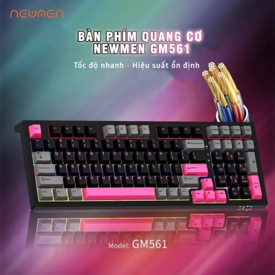 Bàn phím quang cơ Optical Mechanical Newmen GM561