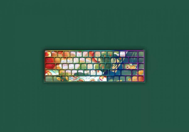 Bộ Keycap Rồng – Hổ Jungle Layout 68 nút
