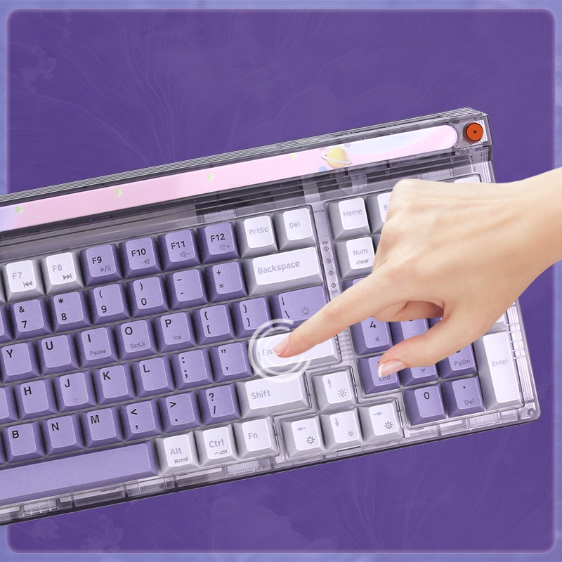 Bàn phím cơ không dây NEWMEN GM980 Nebula Gasket