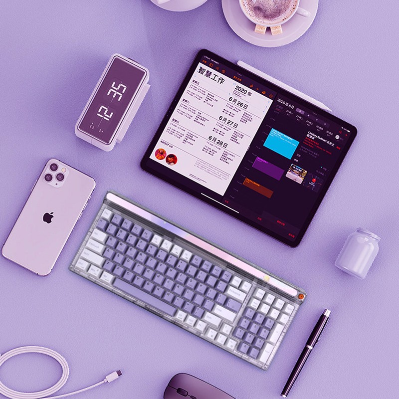 Bàn phím cơ không dây NEWMEN GM980 Nebula Gasket