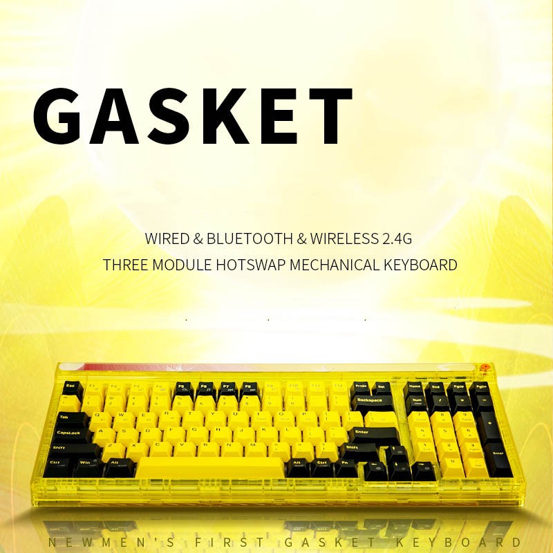 Bàn phím cơ không dây NEWMEN GM980 Sun Gasket