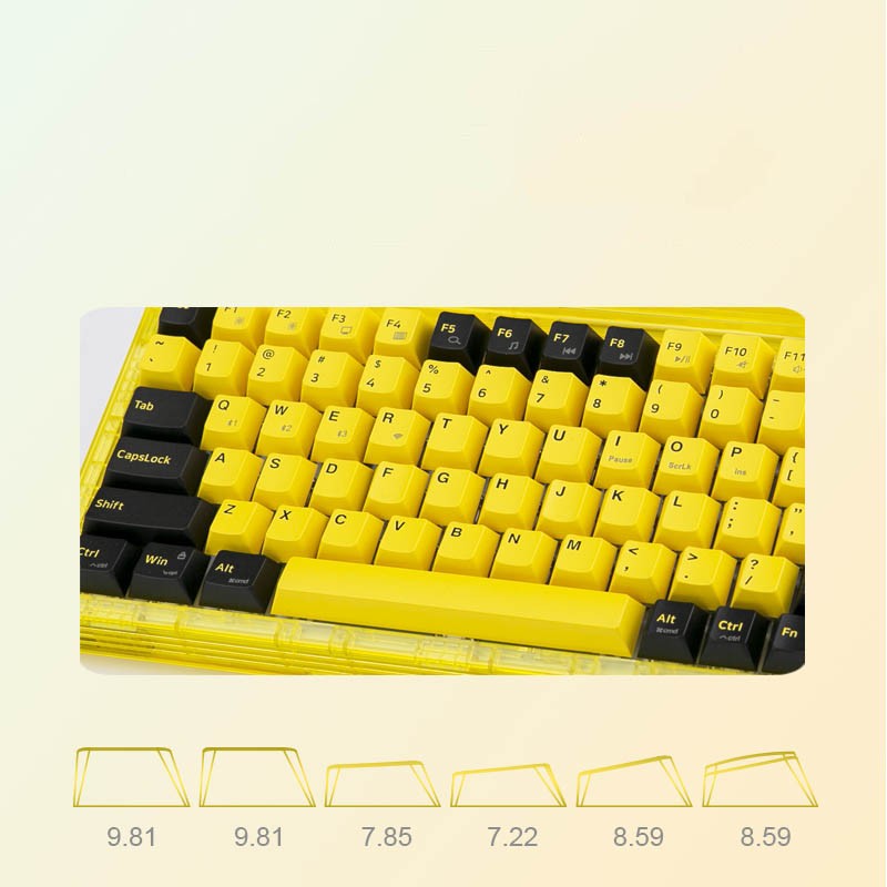 Bàn phím cơ không dây NEWMEN GM980 Sun Gasket