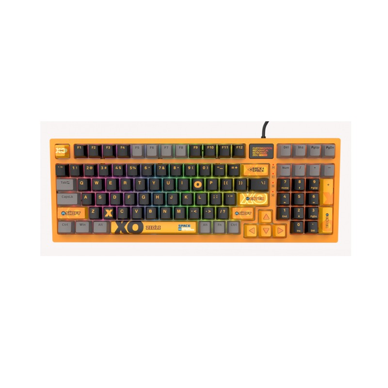 Bàn phím quang cơ có dây Gaming Zidli K980, (K980-3 XO) (USB port, LED)