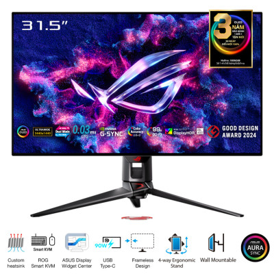 Màn hình ASUS ROG Strix PG32UCDP (31.5 inch/OLED/UHD-240Hz hoặc FHD-480Hz/0.03ms)