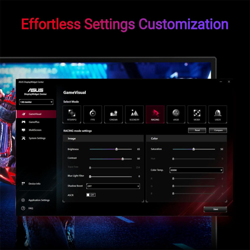 Màn hình Asus ROG Strix XG27ACMS (27 inch/WQHD/Fast IPS/320Hz(OC)/0.3ms)