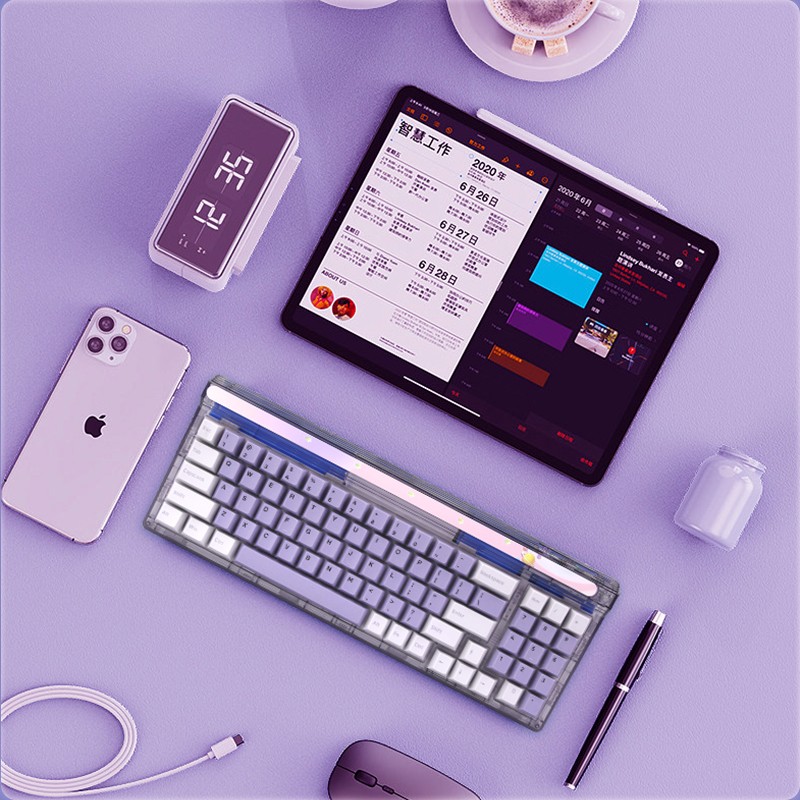 Bàn phím cơ không dây GM780 Nebula Gasket , Starry Sky