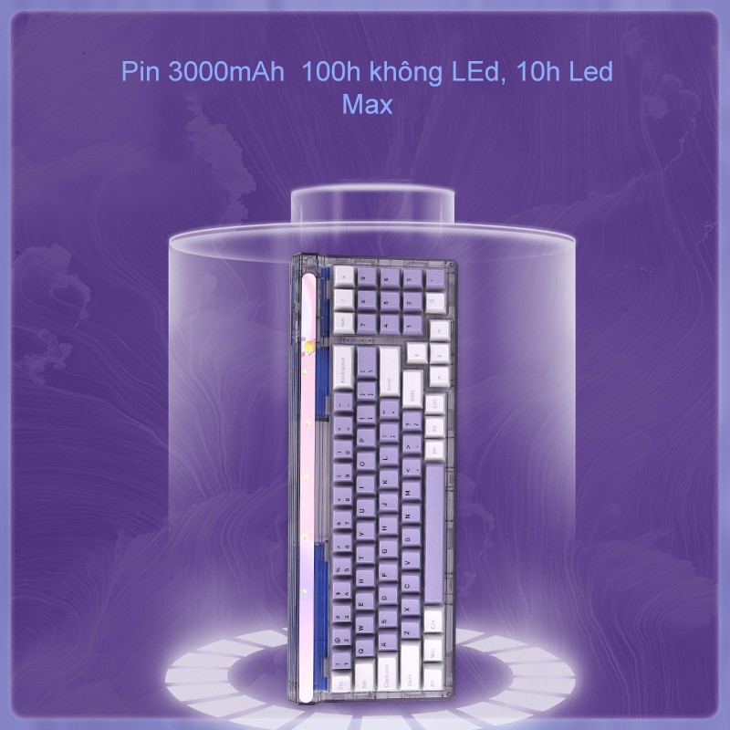 Bàn phím cơ GM780 Nebula Gasket, NAT Style