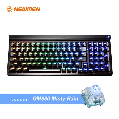 Bàn phím cơ GM980 black Star Gasket, Misty rain