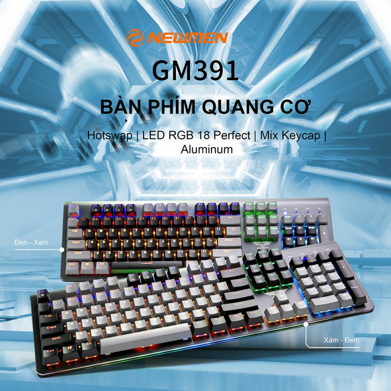 Bàn phím Quang cơ GM391 King of NET