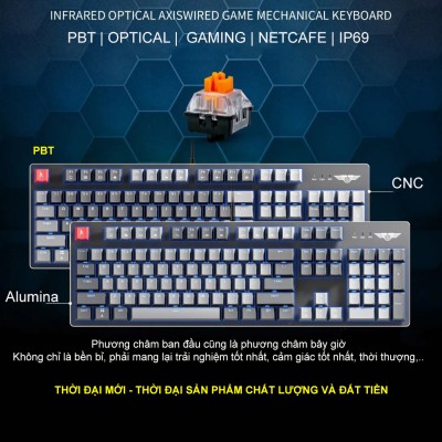 Bàn phím quang cơ StarNet Newmen GM530 ( Led RGB, IP69 ) | Top Siêu Quang Cơ 2024