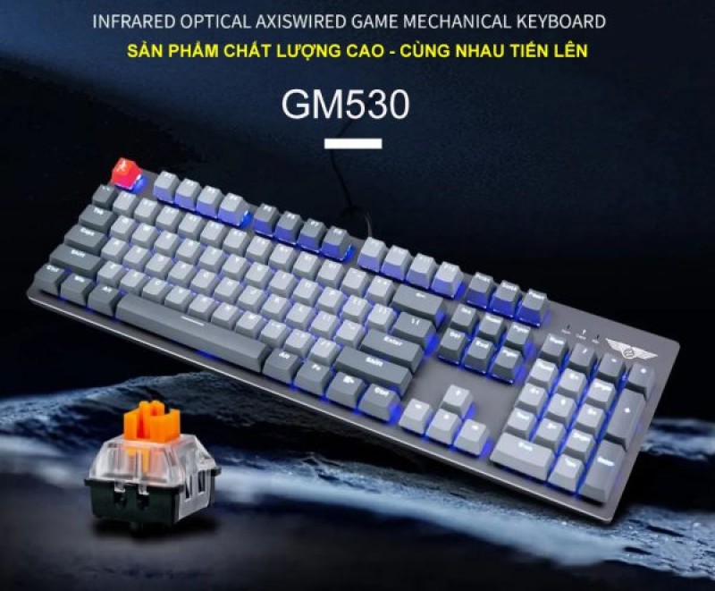 Bàn phím quang cơ StarNet Newmen GM530 ( Led RGB, IP69 ) | Top Siêu Quang Cơ 2024