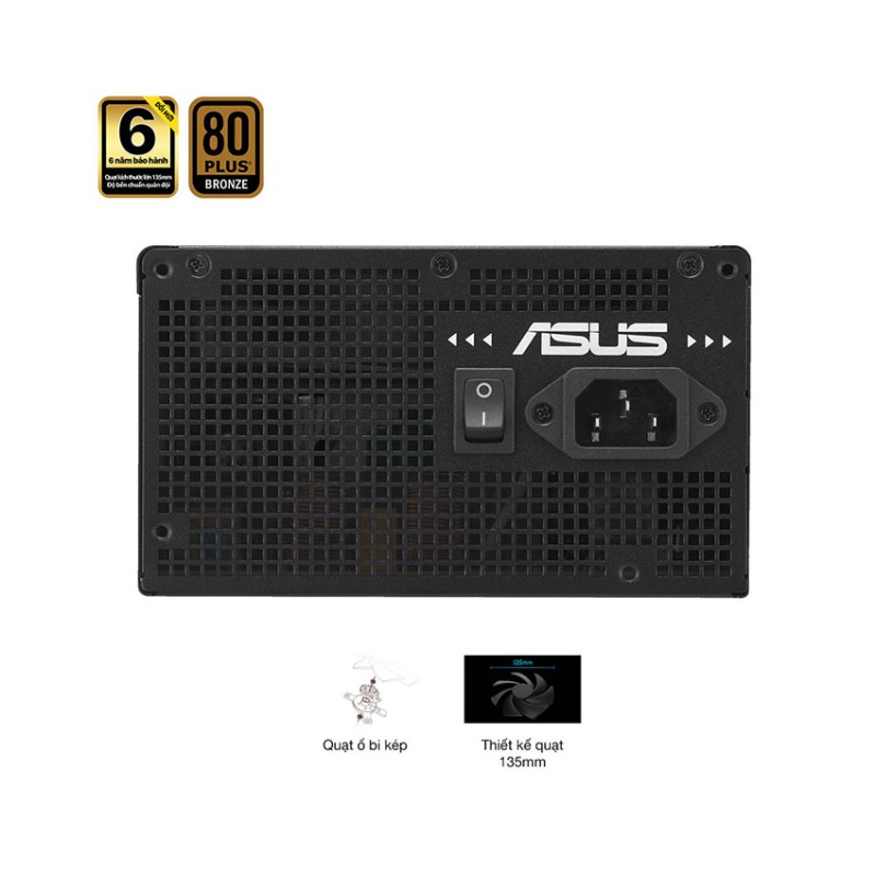 Nguồn Asus PRIME 650B BLACK ( 80 Plus Bronze)