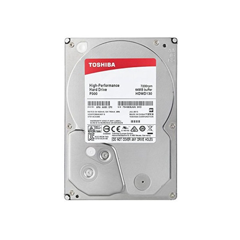 Ổ Cứng HDD Toshiba P300 4TB 3.5 inch, 5400RPM, SATA III, 128MB Cache (HDWD240UZSVA)