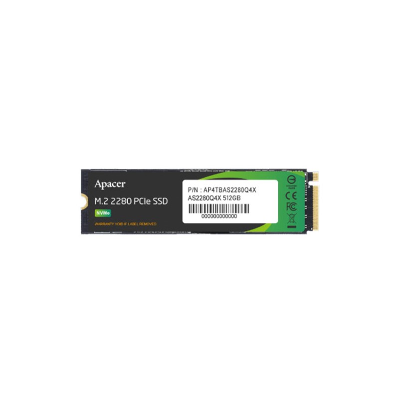 Ổ cứng SSD Apacer AS2280Q4X 512GB – M.2 2280 PCIe Gen4 x4 (Đọc 4500MB/s - Ghi 2500MB/s) - (AP512GAS2280Q4X-1)