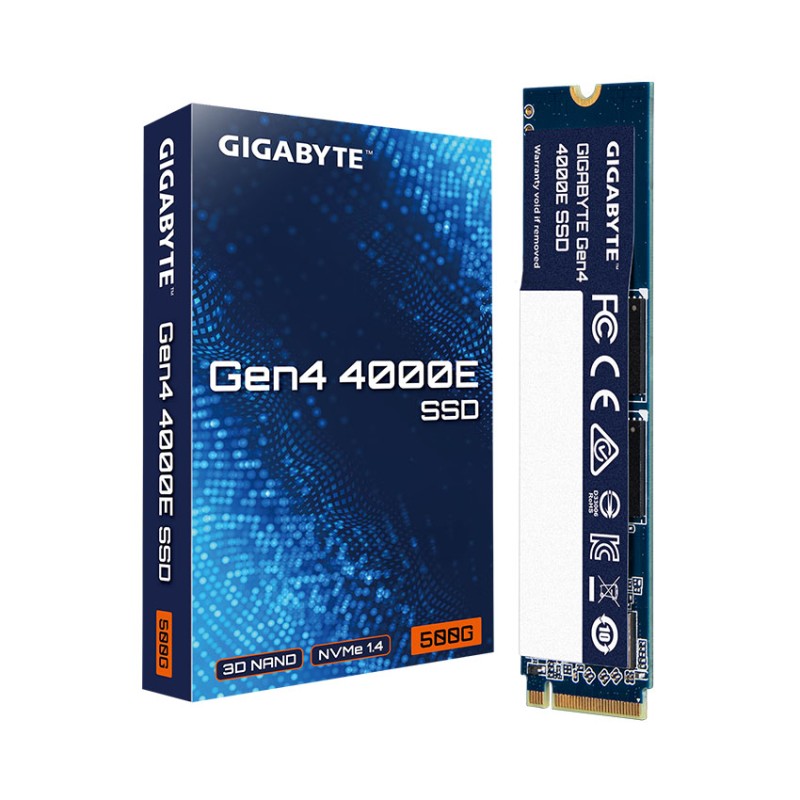 Ổ cứng SSD Gigabyte 4000E 250GB - M.2 2280 PCIe Gen 4x4 (Đọc 3500MB/s, Ghi 1800MB/s) - (GAG440E250G)