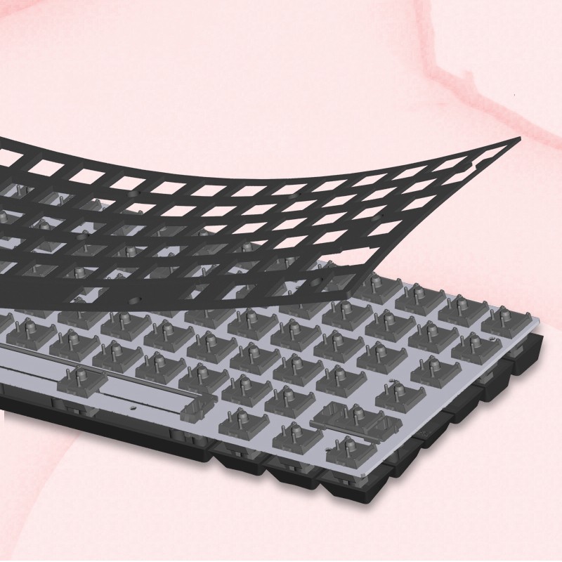 Bàn phím cơ GM1080 Dual mode, G-Pro Yellow