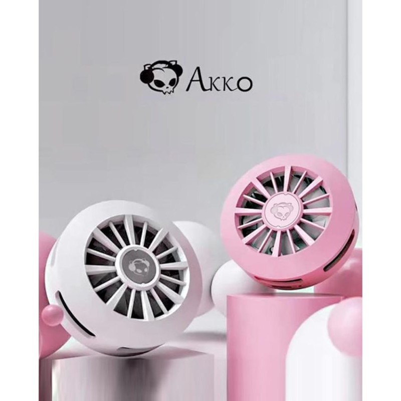 Quạt tản nhiệt điện thoại AKKO Magnetic Phone Cooler P10 - Màu Trắng
