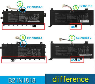 PIN ASUS X509/X512/C21N1818-A