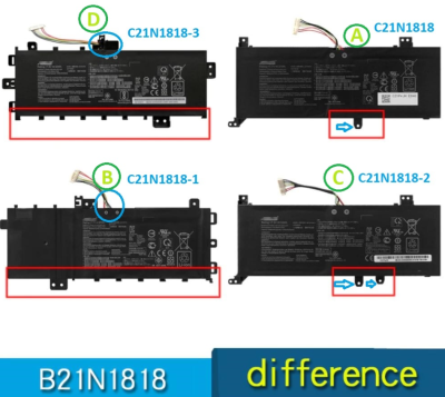 PIN ASUS X509/X512/C21N1818-B