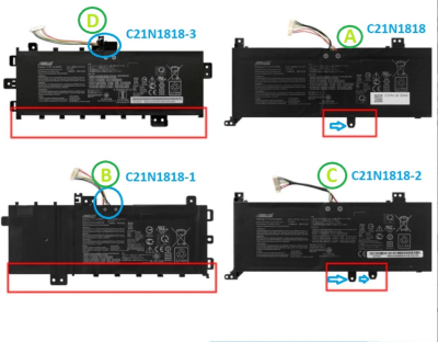 PIN ASUS X509/X512/C21N1818-C