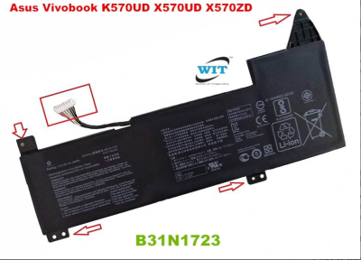 Pin asus K570/X570/F570/B31N1723-1
