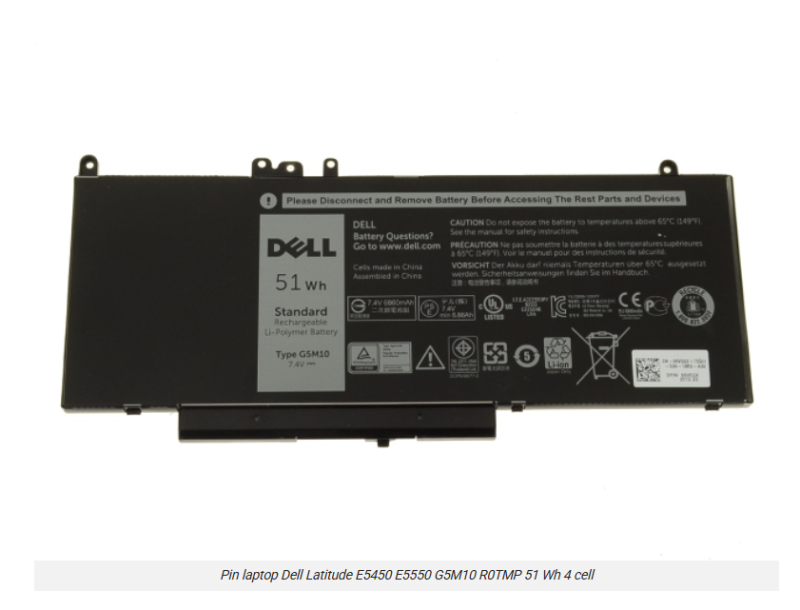 PIN DELL  E5450/ E5470/ G5M10= 51W