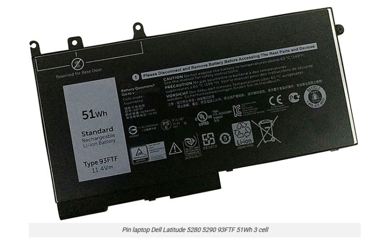 PIN DELL E5280/E5480/93FTF=51W