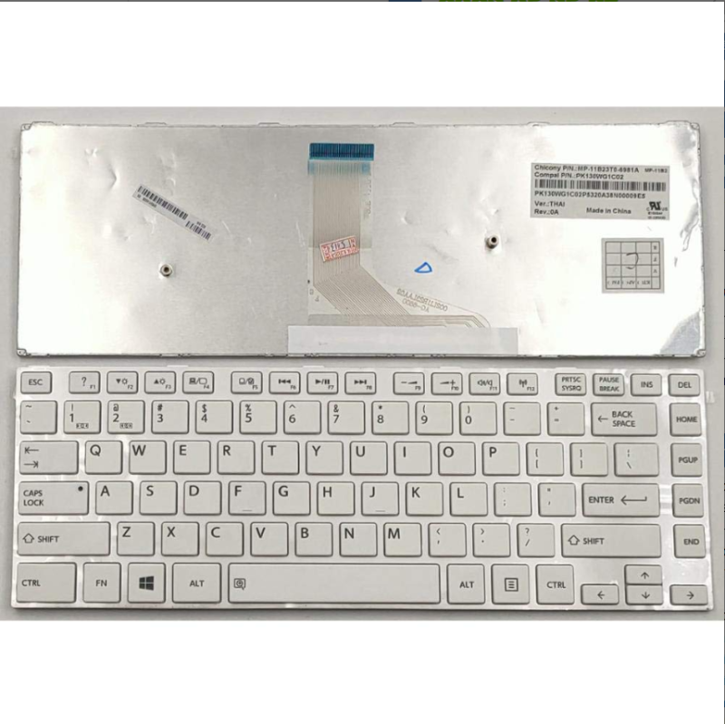 Bàn phím  Toshiba L840/C840/C800 TRẮNG