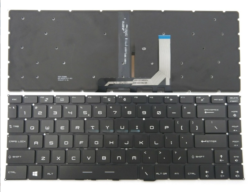 Bàn phím MSI GS65 led trắng