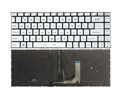 Bàn phím MSI GS65 màu bạc led