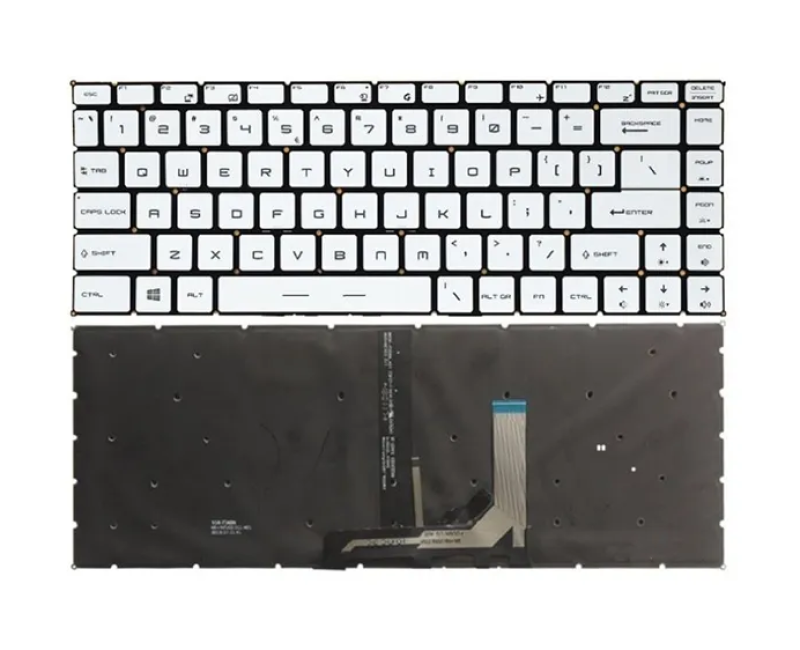 Bàn phím MSI GS65 màu bạc led