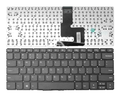 Bàn phím Lenovo 320-14 cáp giữa, có nút nguồn , có led