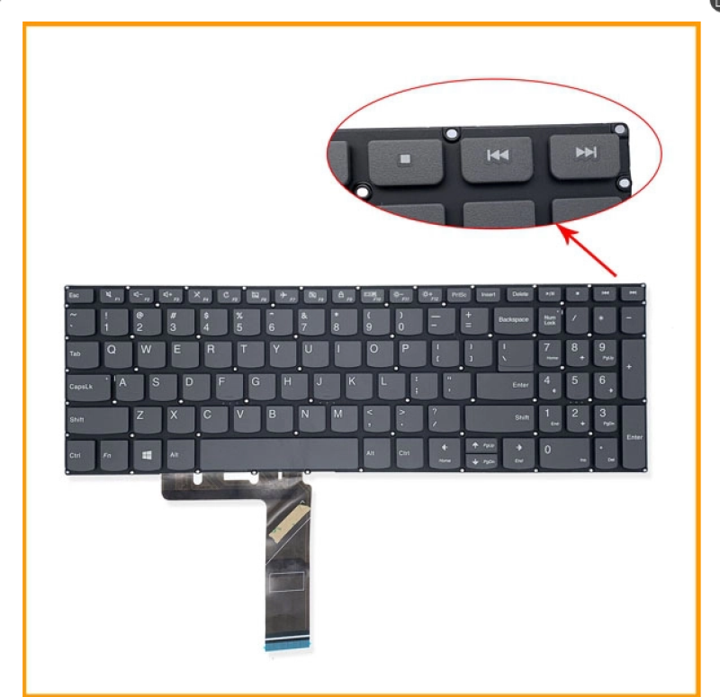 Bàn phím Lenovo Ideapad 3-15IIL/ 5-15ILL  không led