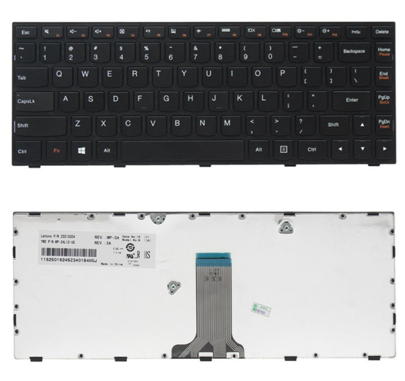Bàn phím Lenovo G40 đen zin