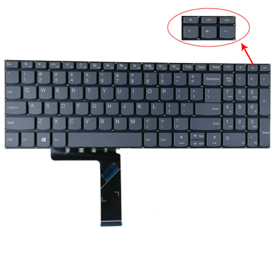Bàn phím Lenovo 320-15 cáp giữa original ko led, ko nút nguồn