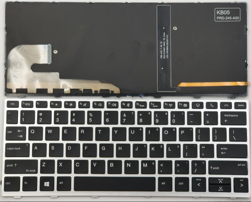 Bàn phím  HP 830G5 Có Led , cáp cong