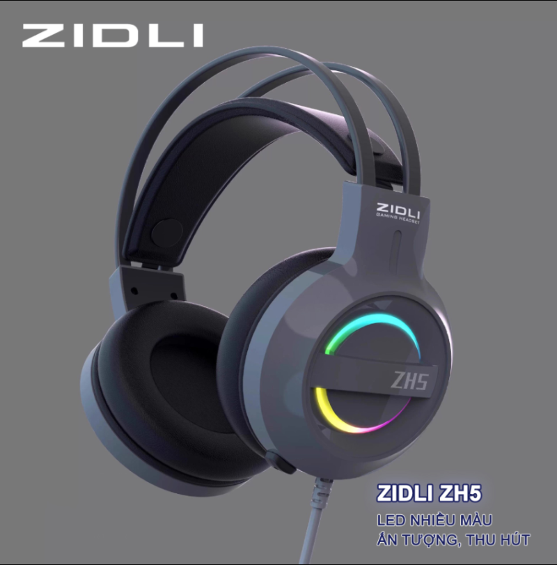 Tai nghe Gaming ZH5 ( 7.1, Driver 50mm, RGB, USB )