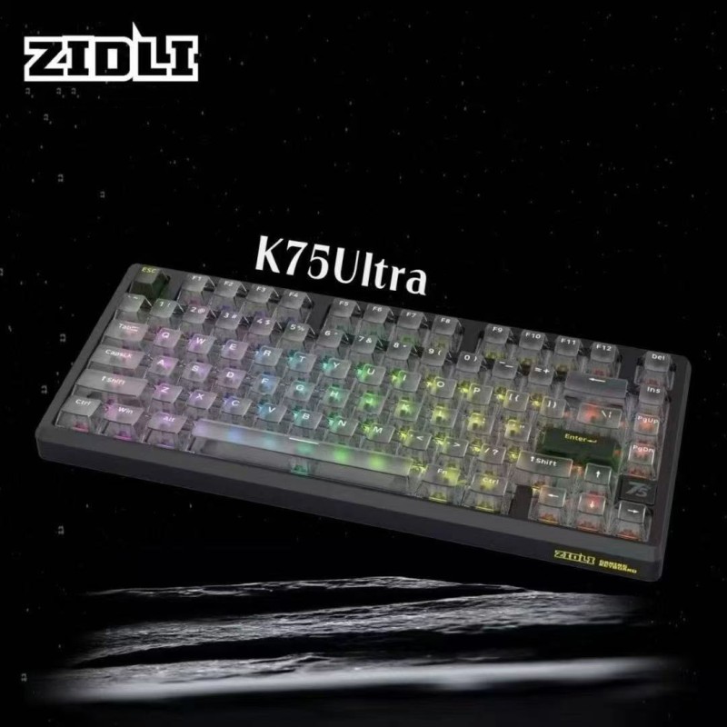 Bàn phím cơ có dây khung nhôm CNC ZIDLI Magnetic Power K75Ultra