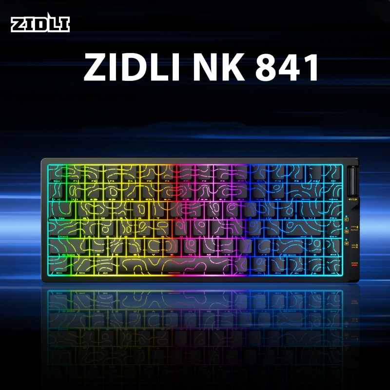 Bàn phím cơ không dây ZIDLI NK841 – Quái thú