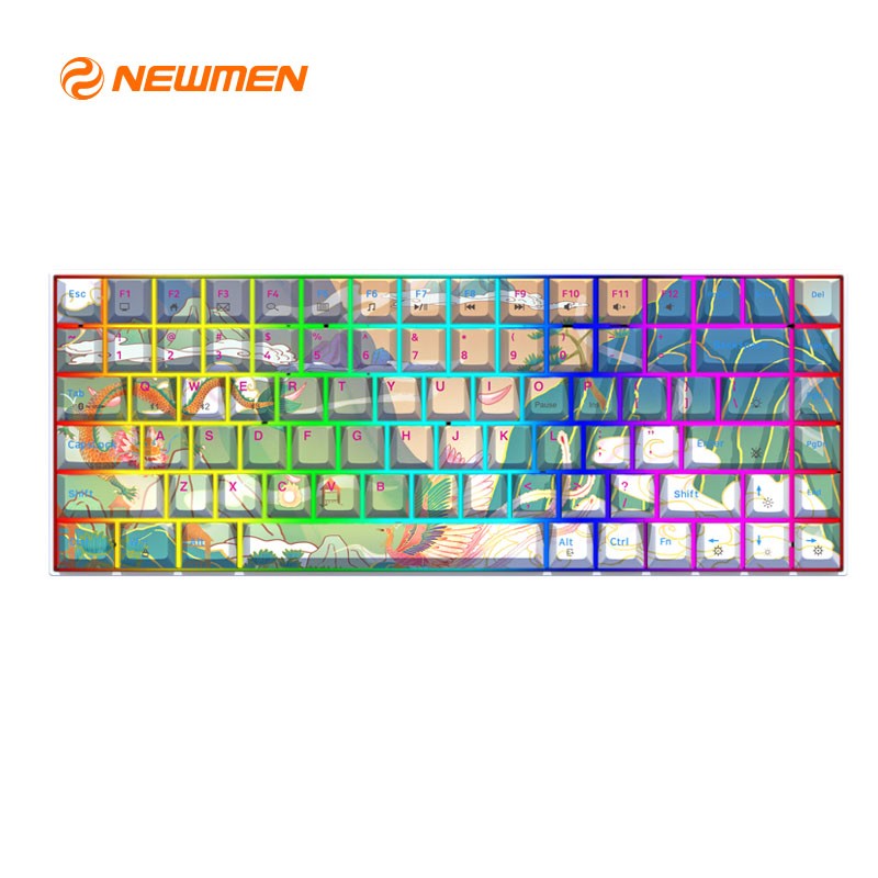 Bộ Keycap Rồng – Phượng Layout 84 nút