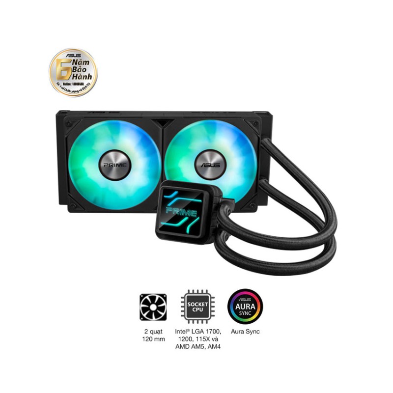 Tản nhiệt nước ASUS PRIME LC 240 ARGB