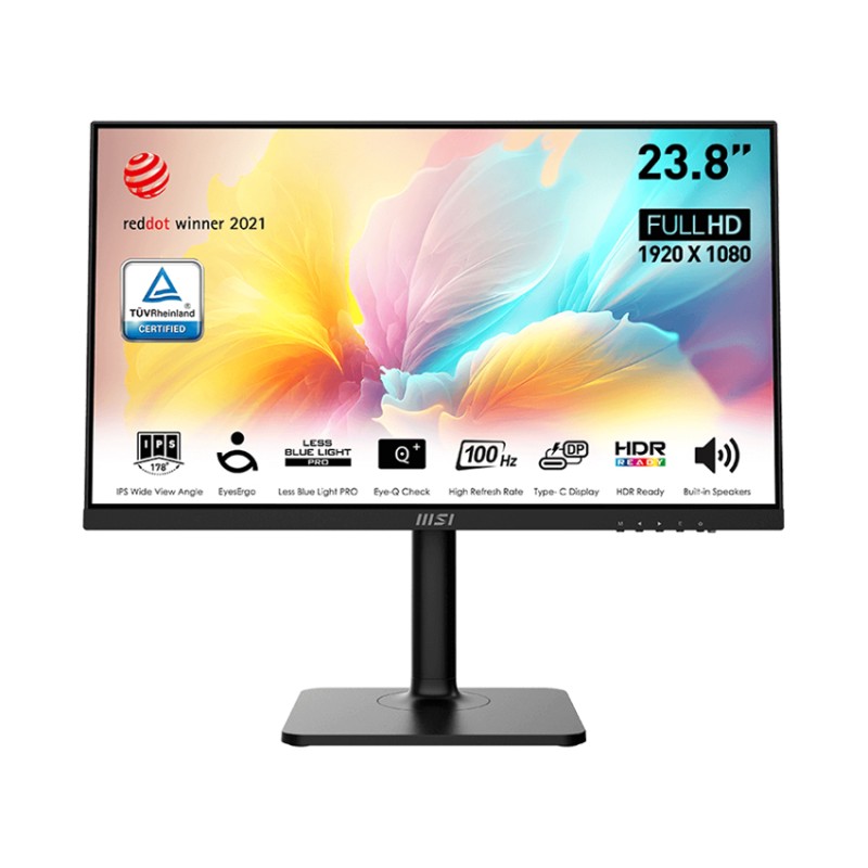 Màn hình MSI Modern MD2412P (23.8 inch/FHD/IPS/100Hz/1ms/loa/USB-C)