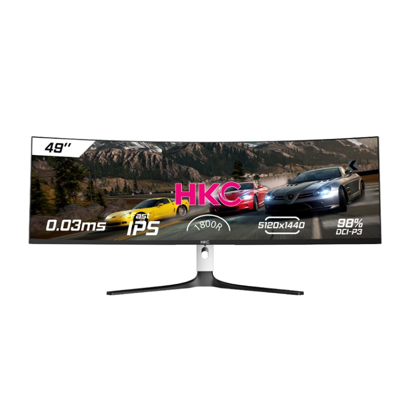 Màn hình HKC GS49UK (49 inch/DQHD/QD-OLED/240Hz/0.03ms/cong)