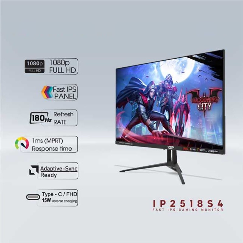 Màn hình VSP IP2518S4 (24.5 inch/FHD/Fast IPS/180Hz/1ms)